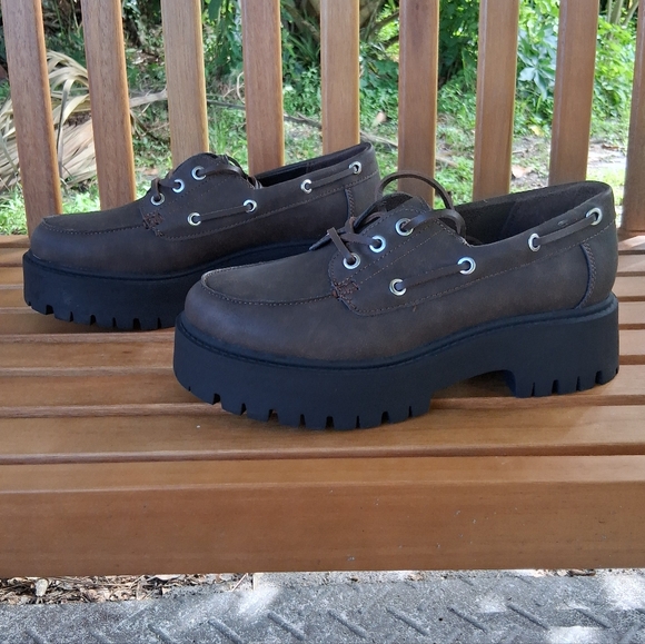 No Boundaries Platform Boat Shoes - Picture 3 of 6